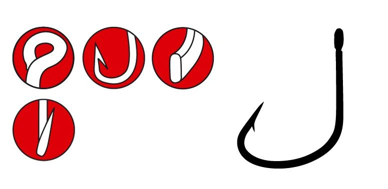 Gamakatsu LS-3513F New Label Eyed Hooks Black 1 Gamakatsu LS-3513F New Label Eyed Hooks Black