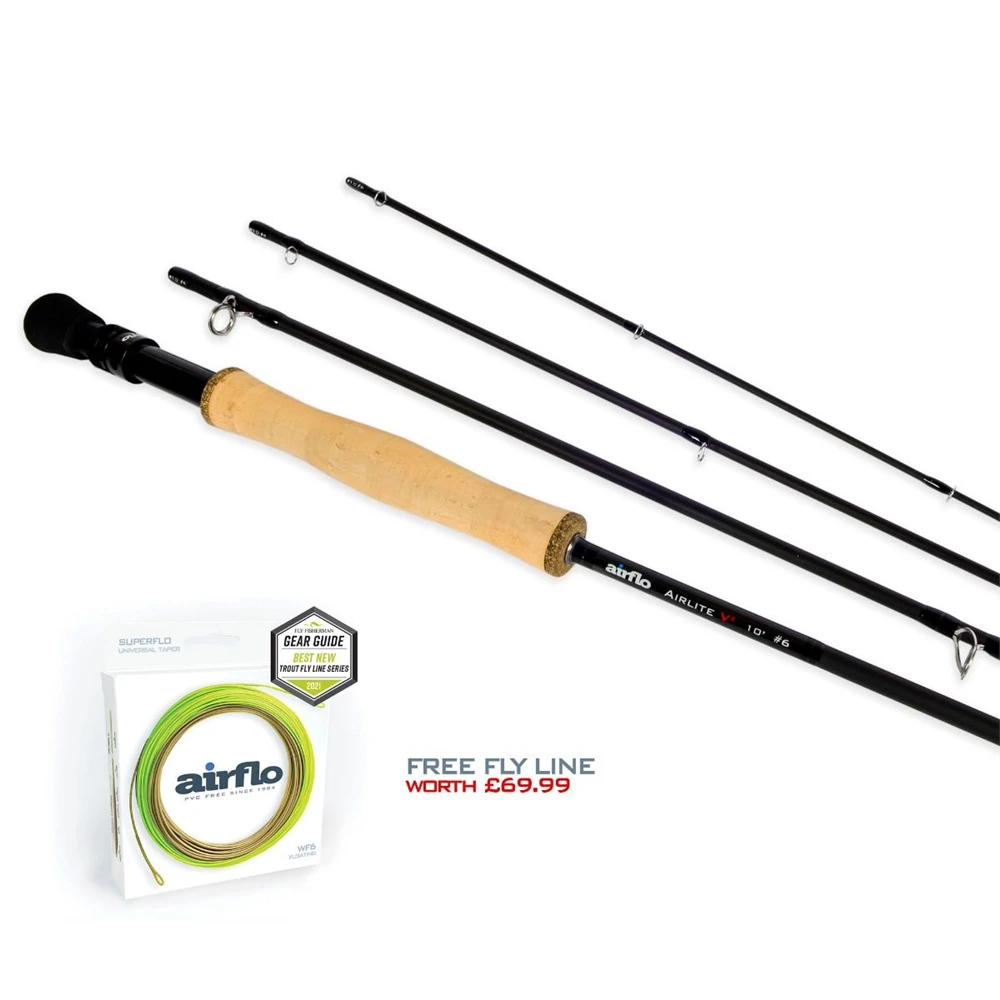 Airflo Airlite V2 Fly Rod - 9'6" #5 1 Airflo Airlite V2 Fly Rod - 9'6" #5