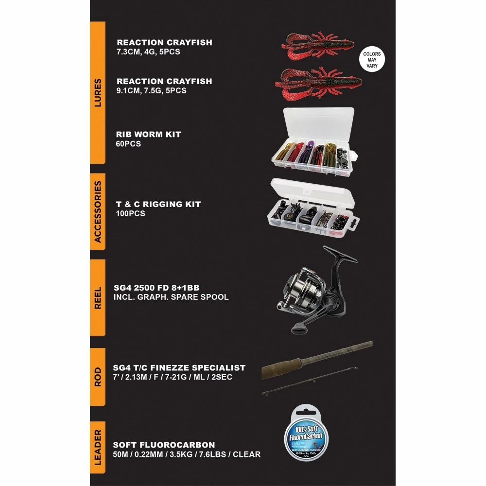 Savage Gear Perch Academy Spin Kit 2: Texas & Carolina Kit 2,13m (7-21g) 2 Savage Gear Perch Academy Spin Kit 2: Texas & Carolina Kit 2,13m (7-21g) - Image 2
