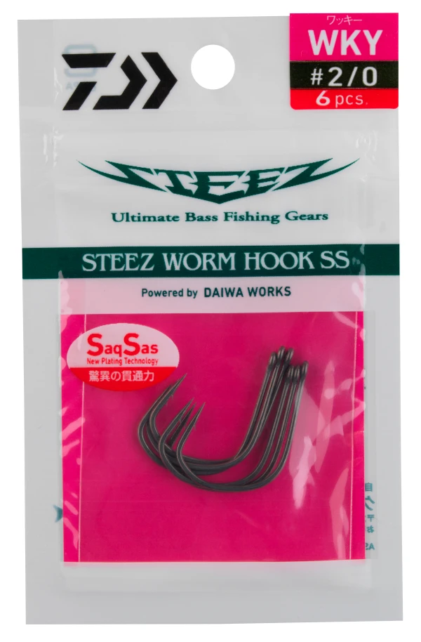 Daiwa Steez Worm Hook SS WKY Predator Hook 2 Daiwa Steez Worm Hook SS WKY Predator Hook - Image 2